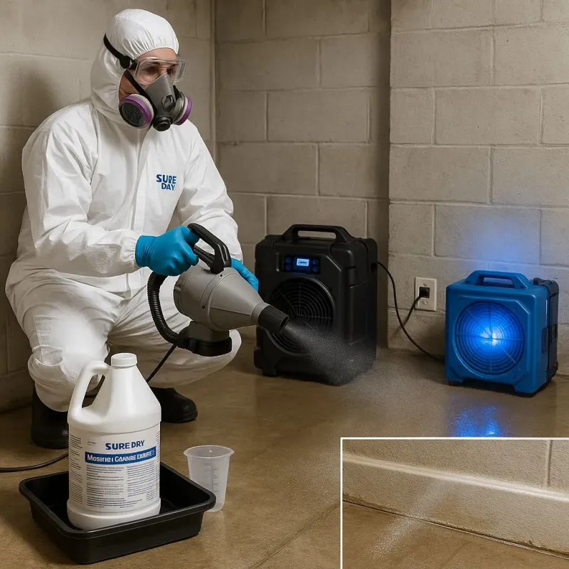 Sanitization and Odor Removal process in Yardville, NJ